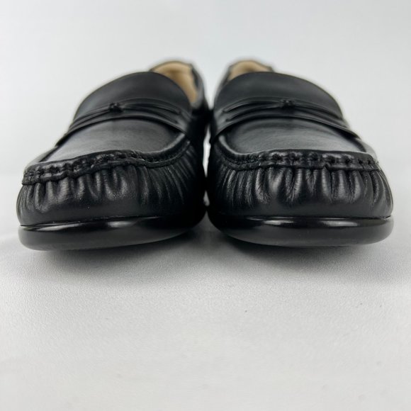 SAS Easier Comfort Shoes Tripad Slip On Loafer Black Leather size 9S Slim - Picture 5 of 16